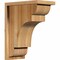 Ekena Millwork New Brighton Rough Sawn Corbel w/Backplate, Western Red Cedar, 8"W x 14"D x 18"H COR08X14X18NEB01RWR - alternate 1